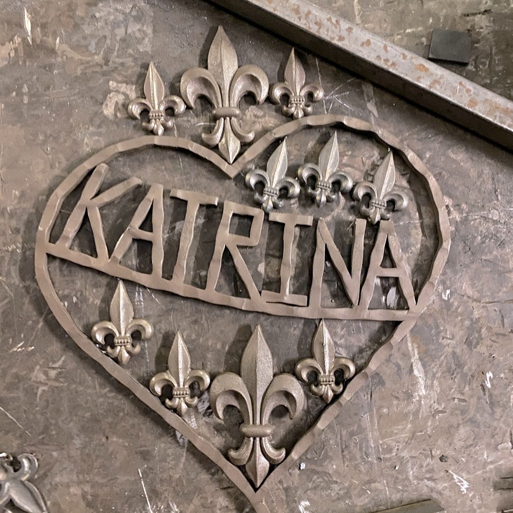Wrought iron handcrafted